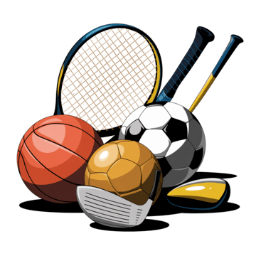 Home pngtree collection of various sports equipment illustration png image 13684321